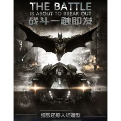 F5 D0001 0001 HỘP MÙ MÔ HÌNH LẮP RÁP BATMAN ARKHAM KNIGHT bộ đồ chơi xếp lắp ráp ghép mô hình Super Heroes Siêu Nhân Anh Hùng