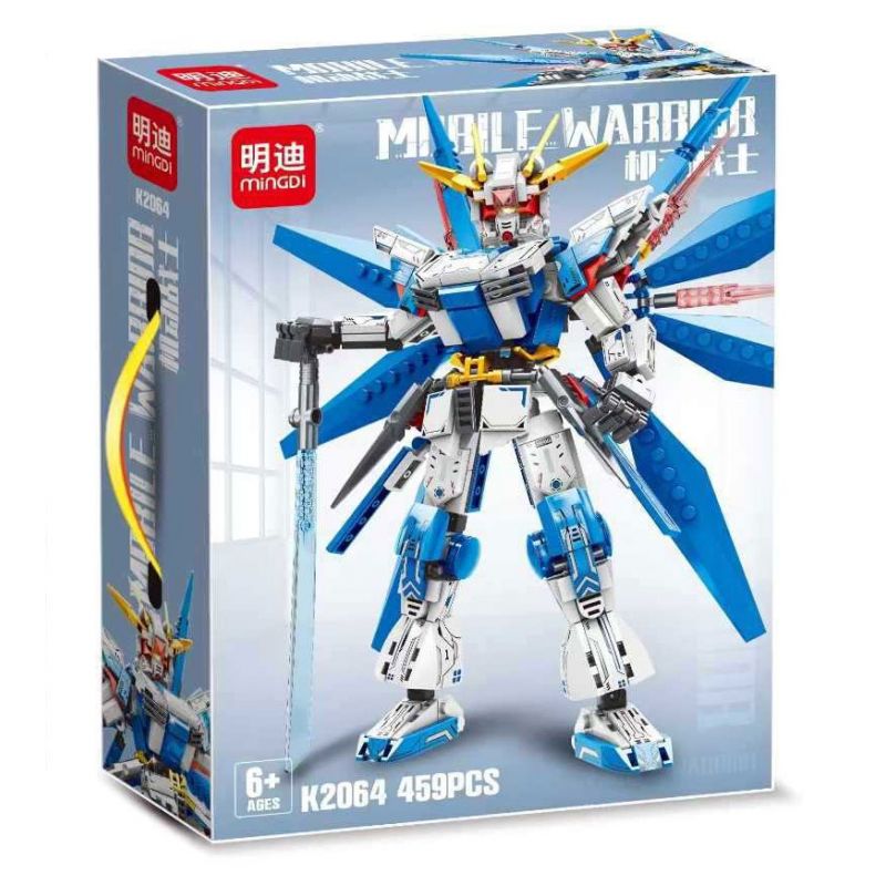 MINGDI LEIBAO K2064 2064 BỘ ĐỒ DI ĐỘNG MÀU XANH bộ đồ chơi xếp lắp ráp ghép mô hình Movie & Game Phim Và Trò Chơi 459 khối