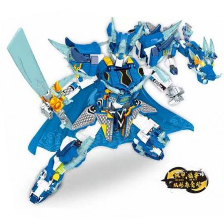 MINGDI LEIBAO K0990 0990 CƠ KHÍ TRUNG QUỐC AO BING SHENLONG bộ đồ chơi xếp lắp ráp ghép mô hình 522 khối