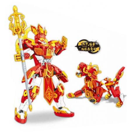 MINGDI LEIBAO K0991 0991 MECHA TRUNG QUỐC TANG MONK QILIN bộ đồ chơi xếp lắp ráp ghép mô hình 518 khối