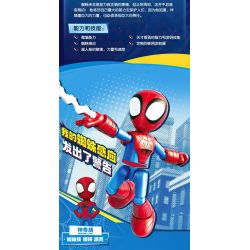 BLOKEES 74804 SPIDER-MAN SIDEKICK MAGIC EDITION PHẦN 1 NGƯỜI SẮT TONY STARK bộ đồ chơi xếp lắp ráp ghép mô hình Super Heroes Siêu Nhân Anh Hùng