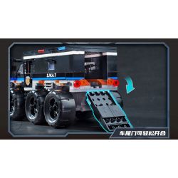 KEEPPLEY 11023 SWAT CHỐNG KHỦNG BỐ bộ đồ chơi xếp lắp ráp ghép mô hình City Thành Phố