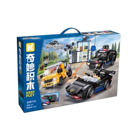 KEEPPLEY 11025 TRUY LÙNG bộ đồ chơi xếp lắp ráp ghép mô hình City Thành Phố