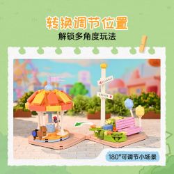 KEEPPLEY K20622 20622 CRAYON SHIN-CHAN CÔNG VIÊN GIẢI TRÍ VUI VẺ bộ đồ chơi xếp lắp ráp ghép mô hình Movie & Game Phim Và Trò Chơi 308 khối
