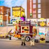 LUMIBRICKS FUNWHOLE F9046 9046 PHỐ MỸ QUẦY BÁN XÚC XÍCH ĐƯỜNG bộ đồ chơi xếp lắp ráp ghép mô hình City CHILI DOG TRAILER Thành Phố 515 khối