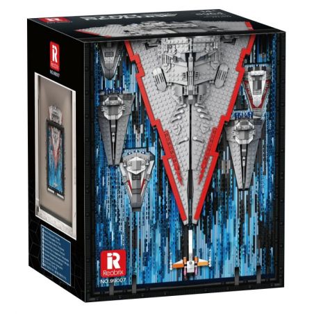 REOBRIX 99007 BỨC TRANH 3D VỀ KẺ HỦY DIỆT GIỮA CÁC VÌ SAO bộ đồ chơi xếp lắp ráp ghép mô hình Star Wars STAR REVENGE ART DRAWINGS Chiến Tranh Giữa Các Vì Sao 5964 khối