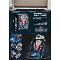 REOBRIX 99007 BỨC TRANH 3D VỀ KẺ HỦY DIỆT GIỮA CÁC VÌ SAO bộ đồ chơi xếp lắp ráp ghép mô hình Star Wars STAR REVENGE ART DRAWINGS Chiến Tranh Giữa Các Vì Sao 5964 khối