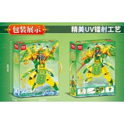 MINGDI LEIBAO K2003 2003 VÕ THÁNH CƠ GIÁP QUAN VŨ bộ đồ chơi xếp lắp ráp ghép mô hình 620 khối