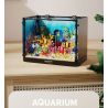 TAKUGI T4001 4001 BỂ CÁ SAN HÔ HỀ bộ đồ chơi xếp lắp ráp ghép mô hình AQUARIUM 568 khối