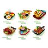 FORANGE FC8145 8145 SET MENU CỰC NGON DÀNH CHO NGƯỜI SÀNH ĂN bộ đồ chơi xếp lắp ráp ghép mô hình GOURMET SET MEAL 712 khối