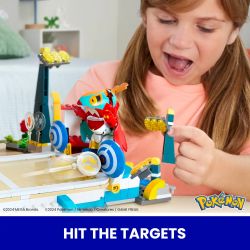 MEGA BLOKS HWR82 POKÉMON SÂN TẬP bộ đồ chơi xếp lắp ráp ghép mô hình Movie & Game POKÉMON TRAINING STADIUM Phim Và Trò Chơi 1107 khối