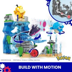 MEGA BLOKS HXF79 POKÉMON CUỘC PHIÊU LƯU DƯỚI NƯỚC bộ đồ chơi xếp lắp ráp ghép mô hình Movie & Game POKÉMON AQUATIC ADVENTURE Phim Và Trò Chơi 319 khối