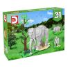 DK 6027 VOI TÊ GIÁC KHỈ ĐỘT bộ đồ chơi xếp lắp ráp ghép mô hình Creator ANIMAL WORLD 3IN1 ELEPHANT RHINOCEROS GORILLA Sáng Tạo 951 khối