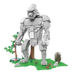 DK 6027 VOI TÊ GIÁC KHỈ ĐỘT bộ đồ chơi xếp lắp ráp ghép mô hình Creator ANIMAL WORLD 3IN1 ELEPHANT RHINOCEROS GORILLA Sáng Tạo 951 khối