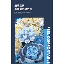 JIESTAR JJ9094 9094 HOA TRĂNG bộ đồ chơi xếp lắp ráp ghép mô hình Arts & Crafts MOON FLOWER 934 khối