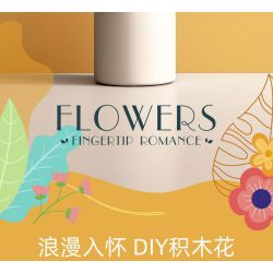 JIESTAR JJ9092 9092 NHỮNG NGƯỜI YÊU THÍCH TRONG TWIST bộ đồ chơi xếp lắp ráp ghép mô hình Creator FLOWERS FINGERTIP ROMANCE Sáng Tạo 865 khối