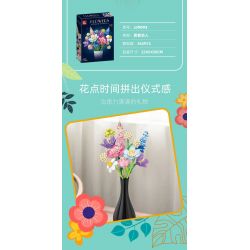 JIESTAR JJ9092 9092 NHỮNG NGƯỜI YÊU THÍCH TRONG TWIST bộ đồ chơi xếp lắp ráp ghép mô hình Creator FLOWERS FINGERTIP ROMANCE Sáng Tạo 865 khối