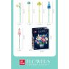 JIESTAR JJ9092 9092 NHỮNG NGƯỜI YÊU THÍCH TRONG TWIST bộ đồ chơi xếp lắp ráp ghép mô hình Creator FLOWERS FINGERTIP ROMANCE Sáng Tạo 865 khối