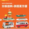 JIESTAR JJ9041 9041 XE BURGER CỔ ĐIỂN bộ đồ chơi xếp lắp ráp ghép mô hình City BURGER JOINT Thành Phố 883 khối
