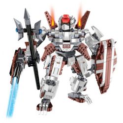 WOMA C0415 0415 LIÊN MINH MECHA THẦN CHIẾN TRANH KHẢI HUYỀN bộ đồ chơi xếp lắp ráp ghép mô hình 633 khối