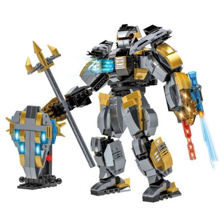 WOMA C0416 0416 LIÊN MINH MECHA KHỈ KHỔNG LỒ KING KONG bộ đồ chơi xếp lắp ráp ghép mô hình 643 khối