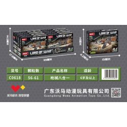 WOMA C0618 0618 SÚNG 8 LOẠI bộ đồ chơi xếp lắp ráp ghép mô hình Military Army LORD OF WAR Quân Sự Bộ Đội 462 khối