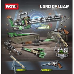 WOMA C0619 0619 SÚNG MÁY bộ đồ chơi xếp lắp ráp ghép mô hình Military Army LORD OF WAR Quân Sự Bộ Đội 740 khối