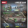 WOMA C0619 0619 SÚNG MÁY bộ đồ chơi xếp lắp ráp ghép mô hình Military Army LORD OF WAR Quân Sự Bộ Đội 740 khối