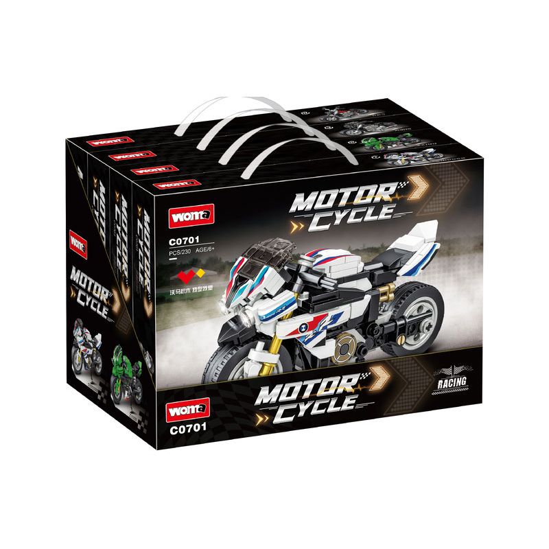 WOMA C0701 0701 XE MÁY 4 MẪU bộ đồ chơi xếp lắp ráp ghép mô hình Technic Kỹ Thuật Công Nghệ Cao Mô Hình Phương Tiện 891 khối