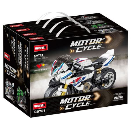 WOMA C0701 0701 XE MÁY 4 MẪU bộ đồ chơi xếp lắp ráp ghép mô hình Technic Kỹ Thuật Công Nghệ Cao Mô Hình Phương Tiện 891 khối