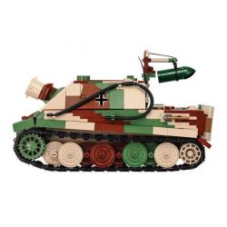 COBI 2585 XE TĂNG TẤN CÔNG SÚNG CỐI 38CM tỷ lệ 1:28 bộ đồ chơi xếp lắp ráp ghép mô hình Military Army 38 CM STURMMÖRSER STURMTIGER Quân Sự Bộ Đội 1100 khối