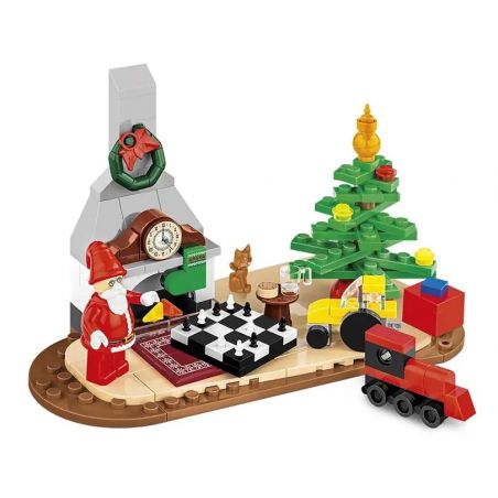 COBI 20007 ĐÊM GIÁNG SINH tỷ lệ 1:35 bộ đồ chơi xếp lắp ráp ghép mô hình Creator CHRISTMAS EVE Sáng Tạo 180 khối