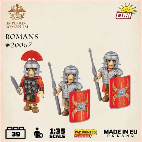 COBI 20067 LÍNH LA MÃ tỷ lệ 1:35 bộ đồ chơi xếp lắp ráp ghép mô hình Historical ROMAN SOLDIERS 39 khối