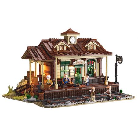 LUMIBRICKS FUNWHOLE F9039 9039 GA XE LỬA PHÍA TÂY bộ đồ chơi xếp lắp ráp ghép mô hình Creator Sáng Tạo 1974 khối