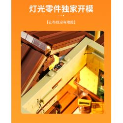 LUMIBRICKS FUNWHOLE F9039 9039 GA XE LỬA PHÍA TÂY bộ đồ chơi xếp lắp ráp ghép mô hình Creator Sáng Tạo 1974 khối