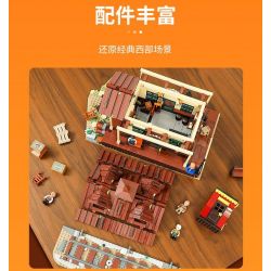 LUMIBRICKS FUNWHOLE F9039 9039 GA XE LỬA PHÍA TÂY bộ đồ chơi xếp lắp ráp ghép mô hình Creator Sáng Tạo 1974 khối