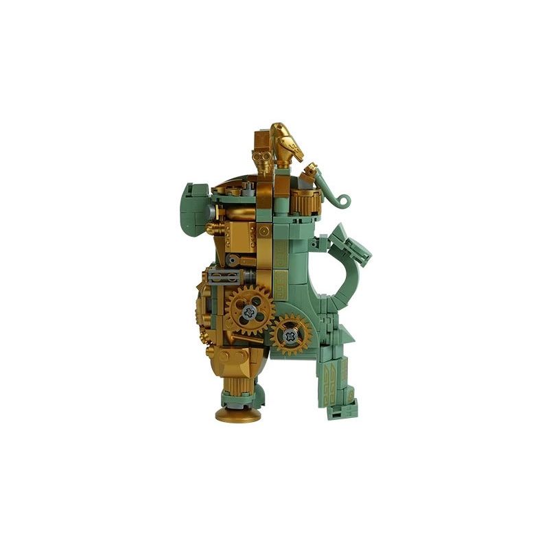 NATIONAL MUSEUM OF CHINA EK031 TRIỂN LÃM QUỐC GIA YANYI FUHAO OWL ZUN BRONZE MECHA bộ đồ chơi xếp lắp ráp ghép mô hình