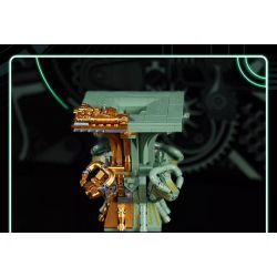 NATIONAL MUSEUM OF CHINA EK031 TRIỂN LÃM QUỐC GIA YANYI FUHAO OWL ZUN BRONZE MECHA bộ đồ chơi xếp lắp ráp ghép mô hình