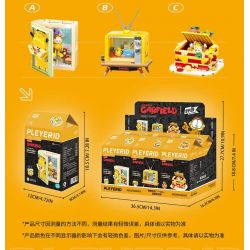 PLEYERID M38-P8052A P8052A 8052A M38P8052A 38-P8052A GIẤC MƠ BAN NGÀY CỦA GARFIELD TRUYỆN TRANH bộ đồ chơi xếp lắp ráp ghép mô hình Movie & Game Phim Và Trò Chơi