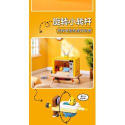 PLEYERID M38-P8052C P8052C 8052C M38P8052C 38-P8052C GIẤC MƠ GARFIELD ĐỒ ĂN bộ đồ chơi xếp lắp ráp ghép mô hình Movie & Game Phim Và Trò Chơi