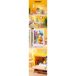 PLEYERID M38-P8052C P8052C 8052C M38P8052C 38-P8052C GIẤC MƠ GARFIELD ĐỒ ĂN bộ đồ chơi xếp lắp ráp ghép mô hình Movie & Game Phim Và Trò Chơi