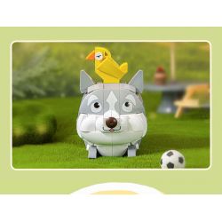 PLEYERID M38-P8058 P8058 8058 M38P8058 38-P8058 NHÀ THÚ CƯNG DỄ THƯƠNG Q HỘP ĐỰNG BÚT 3 LOẠI COURTING CHAI FUNNY BIRD ER HAN FA DOU bộ đồ chơi xếp lắp ráp ghép mô hình