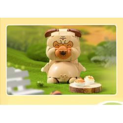 PLEYERID M38-P8058 P8058 8058 M38P8058 38-P8058 NHÀ THÚ CƯNG DỄ THƯƠNG Q HỘP ĐỰNG BÚT 3 LOẠI COURTING CHAI FUNNY BIRD ER HAN FA DOU bộ đồ chơi xếp lắp ráp ghép mô hình