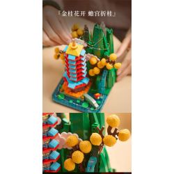 NATIONAL LIBRARY B0282 0282 THƯ VIỆN QUỐC GIA VĂN XƯƠNG TĂNG HUY THÁP HỘP ĐỰNG BÚT bộ đồ chơi xếp lắp ráp ghép mô hình Architecture Công Trình Kiến Trúc 530 khối