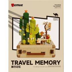 EMUE EM0005 0005 KÝ ỨC DU LỊCH DỰ ÁN SA MẠC bộ đồ chơi xếp lắp ráp ghép mô hình Arts & Crafts TRAVEL MEMORY TRAVERSE THE DESERT 745 khối