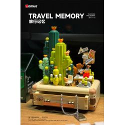 EMUE EM0005 0005 KÝ ỨC DU LỊCH DỰ ÁN SA MẠC bộ đồ chơi xếp lắp ráp ghép mô hình Arts & Crafts TRAVEL MEMORY TRAVERSE THE DESERT 745 khối