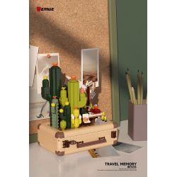 EMUE EM0005 0005 KÝ ỨC DU LỊCH DỰ ÁN SA MẠC bộ đồ chơi xếp lắp ráp ghép mô hình Arts & Crafts TRAVEL MEMORY TRAVERSE THE DESERT 745 khối