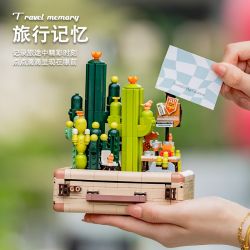 EMUE EM0005 0005 KÝ ỨC DU LỊCH DỰ ÁN SA MẠC bộ đồ chơi xếp lắp ráp ghép mô hình Arts & Crafts TRAVEL MEMORY TRAVERSE THE DESERT 745 khối