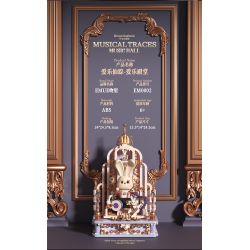 EMUE EM0002 0002 PHÁP SƯ GIAO HƯỞNG CUNG ĐIỆN bộ đồ chơi xếp lắp ráp ghép mô hình Arts & Crafts MUSICAL TRACES MUSIC HALL 1547 khối