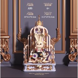 EMUE EM0002 0002 PHÁP SƯ GIAO HƯỞNG CUNG ĐIỆN bộ đồ chơi xếp lắp ráp ghép mô hình Arts & Crafts MUSICAL TRACES MUSIC HALL 1547 khối